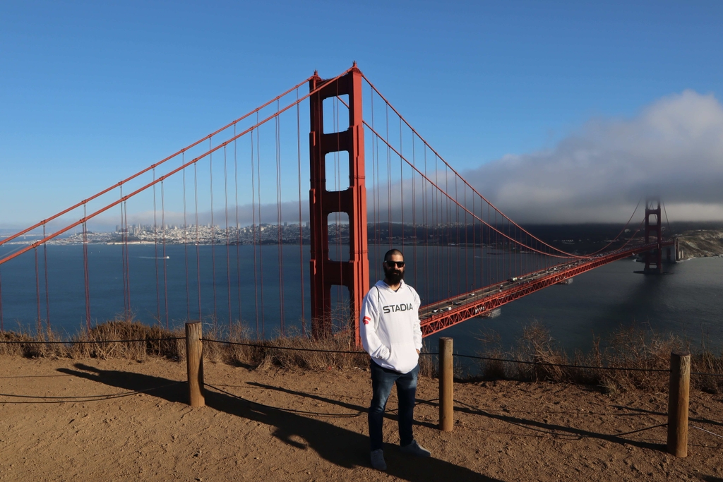 me at golden bridge